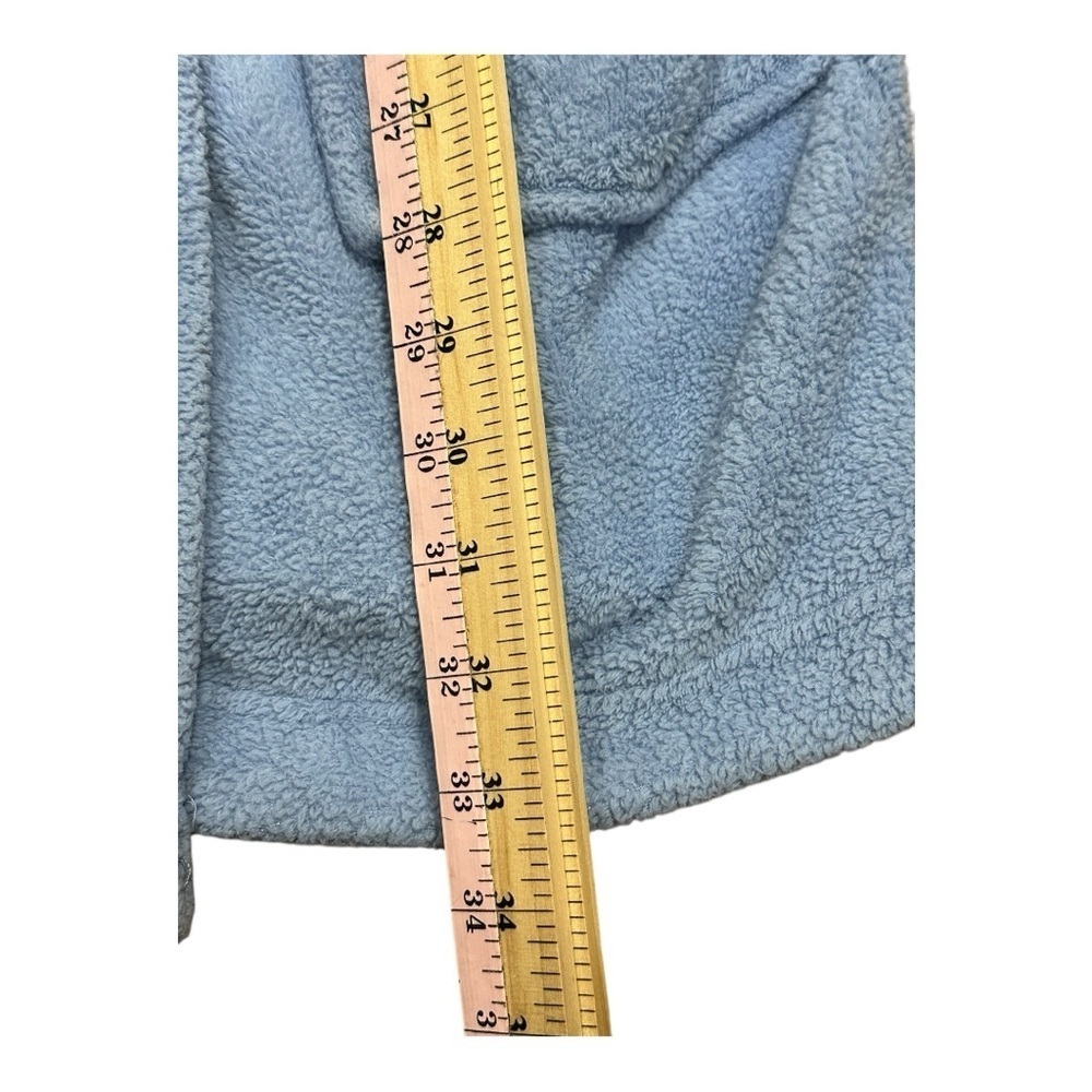 Secret Treasures Fleece Robe Blue Size XL - Picture 4 of 7